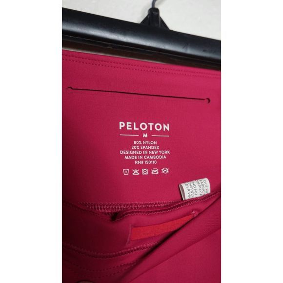 PELOTON Women's Cadence Sz Medium Leggings Pink High Waist - Picture 4 of 5